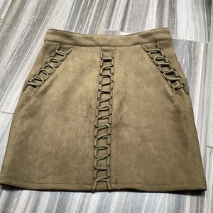 suede skirt
